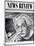 Albert Einstein on the Cover of 'News Review', 16th May 1946-English School-Mounted Giclee Print