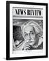 Albert Einstein on the Cover of 'News Review', 16th May 1946-English School-Framed Giclee Print