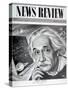 Albert Einstein on the Cover of 'News Review', 16th May 1946-English School-Stretched Canvas
