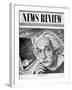 Albert Einstein on the Cover of 'News Review', 16th May 1946-English School-Framed Giclee Print