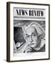 Albert Einstein on the Cover of 'News Review', 16th May 1946-English School-Framed Giclee Print