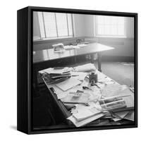 Albert Einstein's Office-Ralph Morse-Framed Stretched Canvas