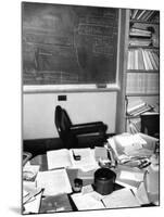 Albert Einstein's Study at the Institute for Advance Study at Princeton University-null-Mounted Photo