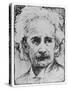 Albert Einstein Scientist-Howard Smith-Stretched Canvas