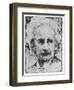 Albert Einstein Scientist-Howard Smith-Framed Art Print