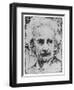 Albert Einstein Scientist-Howard Smith-Framed Art Print