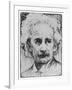 Albert Einstein Scientist-Howard Smith-Framed Art Print