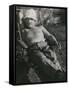 Albert Einstein Sunbathing in 1932-null-Framed Stretched Canvas