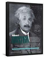 Albert Einstein-null-Framed Poster