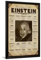 Albert Einstein-null-Lamina Framed Poster