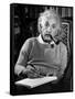 Albert Einstein-null-Framed Stretched Canvas