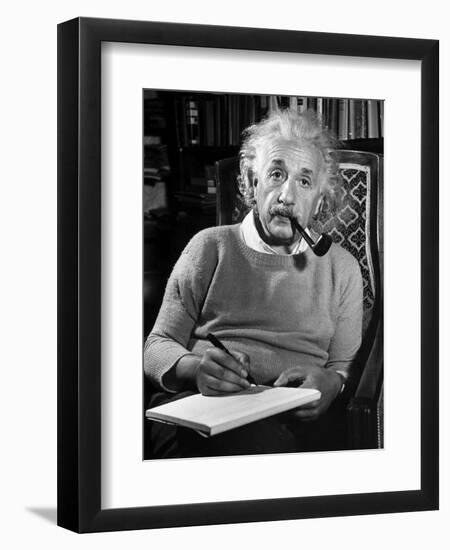 Albert Einstein-null-Framed Premium Photographic Print