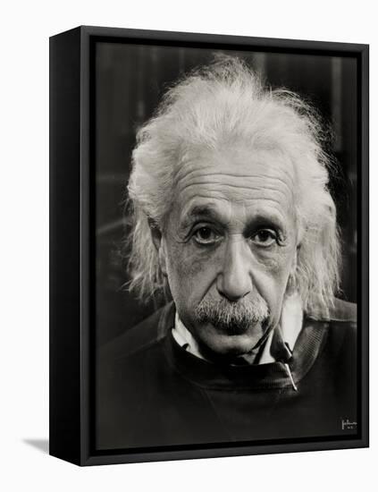 Albert Einstein-null-Framed Stretched Canvas