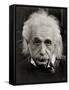 Albert Einstein-null-Framed Stretched Canvas