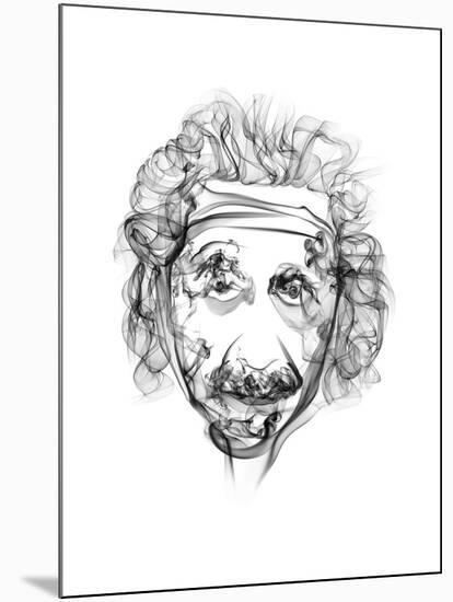 Albert Einstein-Octavian Mielu-Mounted Art Print