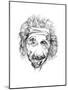 Albert Einstein-Octavian Mielu-Mounted Art Print