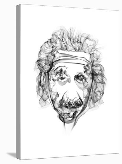 Albert Einstein-Octavian Mielu-Stretched Canvas