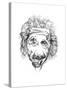 Albert Einstein-Octavian Mielu-Stretched Canvas