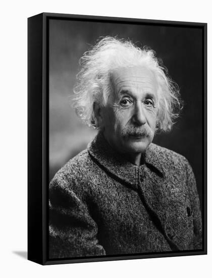 Albert Einstein-null-Framed Stretched Canvas