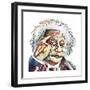 Albert Einstein-Marlene Watson-Framed Giclee Print