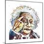 Albert Einstein-Marlene Watson-Mounted Giclee Print