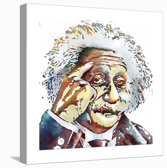 Albert Einstein-Marlene Watson-Stretched Canvas