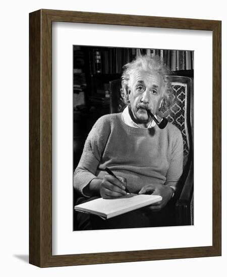 Albert Einstein-null-Framed Photographic Print