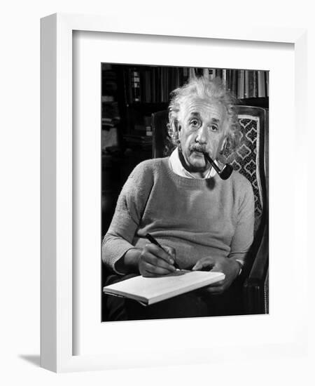 Albert Einstein-null-Framed Photographic Print