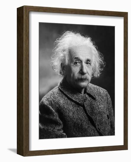 Albert Einstein-null-Framed Photo