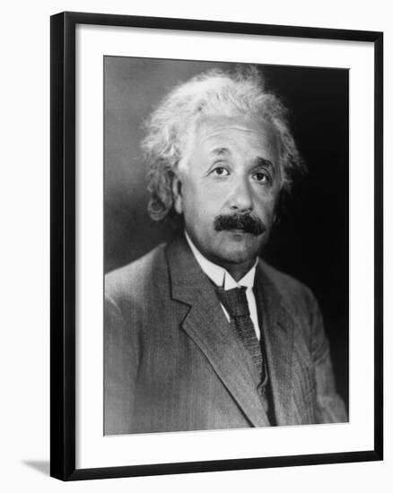 Albert Einstein-null-Framed Art Print