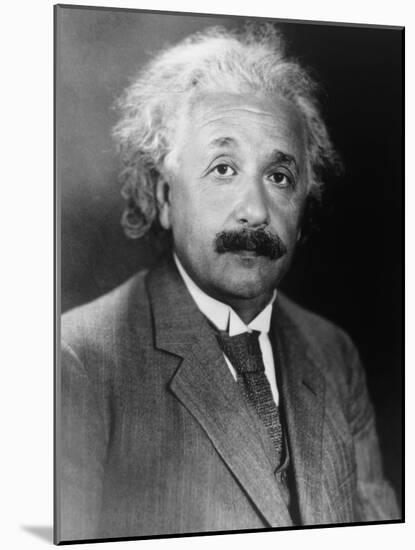 Albert Einstein-null-Mounted Art Print