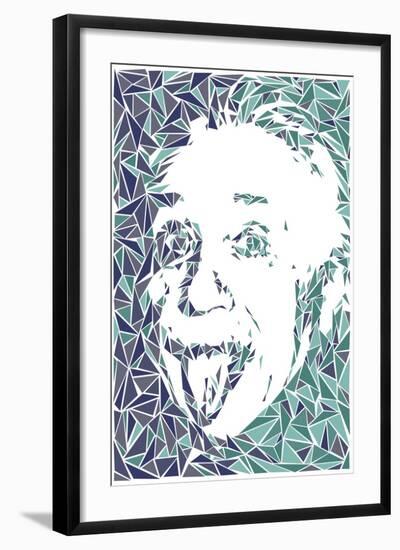 Albert Einstein-Cristian Mielu-Framed Art Print