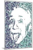 Albert Einstein-Cristian Mielu-Mounted Art Print