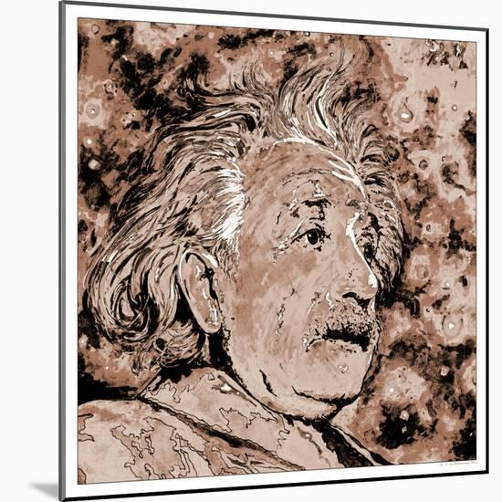 Albert Einstein-Detlev Van Ravenswaay-Mounted Photographic Print