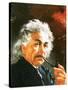 Albert Einstein-English School-Stretched Canvas