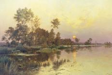 Late Summer Afternoon on the Lake-Albert Gabriel Rigolot-Giclee Print