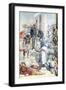 Albert Gayet Archaeological Dig Antinopolis Egypt (Jan 1904)-null-Framed Giclee Print