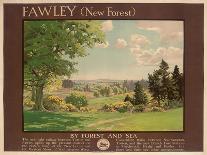 Fawley (New Forest), Poster Advertising Southern Railway-Albert George Petherbridge-Stretched Canvas