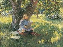 Under the Spreading Chestnut Tree-Albert Gilbert-Framed Stretched Canvas
