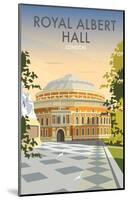 Albert Hall - Dave Thompson Contemporary Travel Print-Dave Thompson-Mounted Giclee Print