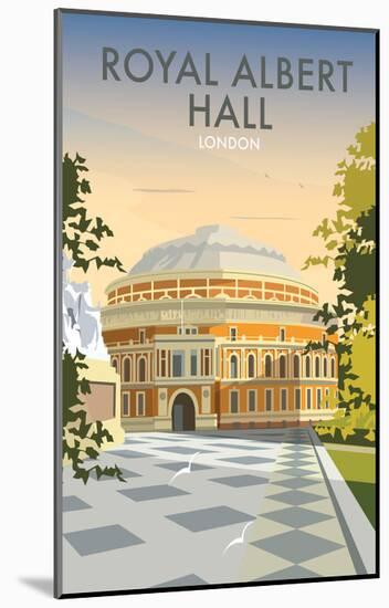 Albert Hall - Dave Thompson Contemporary Travel Print-Dave Thompson-Mounted Giclee Print