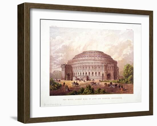 Albert Hall, Kensington, London, 1868-Kronheim & Co-Framed Giclee Print
