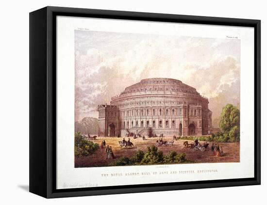 Albert Hall, Kensington, London, 1868-Kronheim & Co-Framed Stretched Canvas