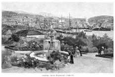 Hobart from Mcgregor's Gardens, Tasmania, Australia, 1886-Albert Henry Fullwood-Stretched Canvas