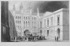 View of St Dionis Backchurch from Fenchurch Street, City of London, 1847-Albert Henry Payne-Giclee Print