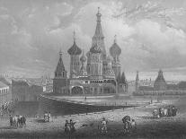 Wassili Blagennoi or the Cathedral of St. Basil Moscow, c1850-Albert Henry Payne-Stretched Canvas