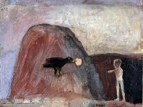 Elijah Fed by a Raven in the Desert I, 1991-Albert Herbert-Giclee Print