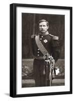 Albert I (1875-193), King of the Belgians from 1909, in Military Uniform-null-Framed Giclee Print