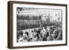 Albert I of Belgium on the Way to Parliament, 1914-null-Framed Giclee Print