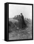 Albert I, the Third King of the Belgians, Visiting the Trenches of Avecapelle, Belgium, 1915-null-Framed Stretched Canvas